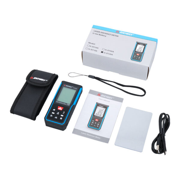 SNDWAY Rangefinder 120m 100m 70m 50m Laser Distance Meter Electronic Roulette Digital Rang Finder Trena Tape Lazer Measure