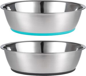 8b6b3796461181af PEGGY11 Lightweight Stainless Steel Cat Bowls - 1.8 Cup, 2 Pack