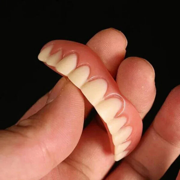 8b6c986844635578 Silicone false teeth cosmetic veneer men and women oral hygiene tools dentures veneers dental cosmetics