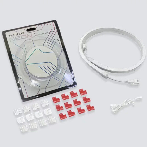 8b85fdc3907c3f3f PHANTEKS M1 M5 Light for PC Chassis ARGB Neon Computer Case Decoration LED Strip Set 5V 3 PIN Flexible Lamp Tape