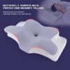 8b8e9e8b16aca1b4 Memory Foam Pillows Butterfly Shaped Relaxing Cervical Slow Rebound Neck Pain Relief Sleeping Orthopedic Pillow Beding