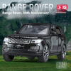 1:32 Land Range Rover 50th Anniversary Off Road SUV Vehicle Alloy Diecast Car Model Computer Desktop Decoration Gift Boys