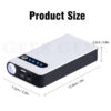 GKFLY 12V Portable Jump Starter 800A Auto Battery Charger Car Emergency Booster 12000mAh Power Bank Starting Device