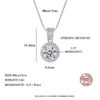 8bf308097a35470d SP-LAM Moissanite Diamond Pendant Necklaces For Women Sterling Sier Chain Trending Iced Bling Wedding Jewelry