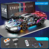 1314Pcs Technical Sport 67128 Building Blocks Lamborghini Hypercar Racing Car Model Toys Kid Adult Gift