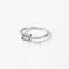 8c138baf75dadf04 MODIAN 925 Sterling Silver Emerald Cut Rectangle CZ Ring Exquisite Simple Anniversary Gifts For Women Fine Wedding Jewelry
