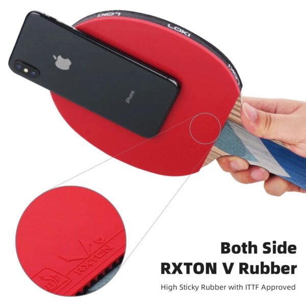 8c22ef5d19d0bdd2 Loki RXTON R-Series 5/6/7 Star Table Tennis Racket Carbon Balance Offensive Ping Pong Racket Professional Hollow Handle