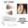 Rexton Inox Super Invisible Aids CIC Digit 8 Channel Hearing App Adjustable Ear Aid For Mild to Moderate Deafness