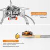 8c6787799292a57c Camping Gas Stove 6600W, Portable Outdoor Camping Furnace, Folding Wild Camp Gas Burner, Backpacking Stove Suitable for Hiking, Camping, Trekking and Picnic