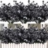 8c692a4c81a7166a RECUTMS 12 Bundles Outdoor Artificial Flowers UV Resistant Fake Boxwood Plants, Faux Greenery for Indoor Outside Hanging Plants Garden Porch Window Box Home Wedding Farmhouse Décor(Yellow)