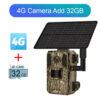8c8ae5dc25f2187d LS VISION Solar Hunting Trail Camera 14MP 4G SIM Card IP66 Waterproof 20M PIR Motion Detection Wildlife Camera IR Night Vision