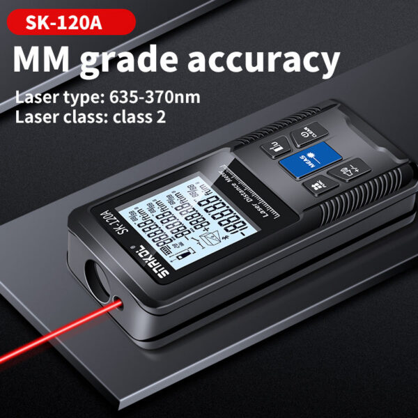 Snakol Laser Meter 40m 50m 70m 100m 120m Rangefinder Digital Range Finder Trena Roulette Ruler Distance Measuring Tape