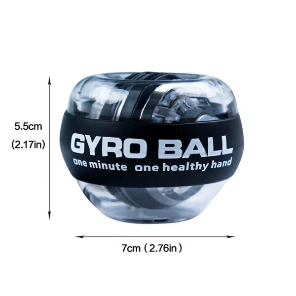 8c8efcfa7ae3bc2a LED Trainer Auto-Start Gyroscopic Arm Hand Forearm Exerciser Power Wrist Gyro Ball Sport Fiess Equipment
