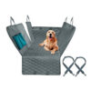 143×153CM Double Zipper Car Pet Seat Pad Waterproof Dirt Resistant Suitable Multiple Models Solid Color Cars Rear Seats Cushion