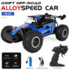 8c93abc0e2d37451 2WD 1:16 RC Car 2.4G Off Road Remote Control Cars Radio By Truck Racing Climbing Drift with Led Lights Children Boy Toys Gift