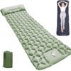 Coziya Matelas, Camping-Matratze, 5 cm Ultraleichte Aufblasbare Camping-Matratze, Aufblasbares Schlafpad Mit Eingebauten Kissen, Zum Campen, Reisen, Zuhause, BüRo,Blue