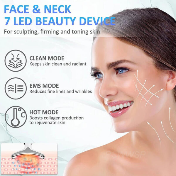 8cb18e3a6f0f751a Dropshipping Facial Massager Neck Facial Beauty Device Lifting Tighten Skin Care Tool