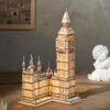 8cc19535233c2923 Robotime 3D Wooden Puzzle Game Big Ben Tower Bridge Pagoda Building Model Toys For Children Kids Birthday Gift