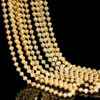 8cd7fcca1e2e62c1 Pure Sterling Sier Starlight Diamond Chain Necklace for Women ,S 2mm Scimitar Ball Beads Collar fit Pendant DIY Jewelry