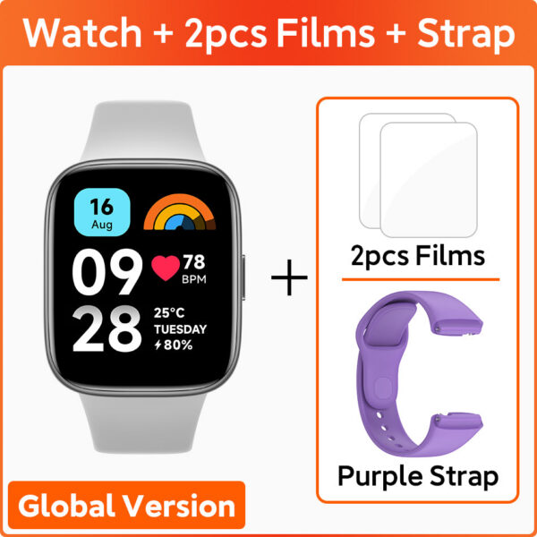 8cf9b65cd11a847b Xiaomi Redmi Watch 3 Active Global Version Smartwatch 1.83'' LCD Display Bluetooth Phone Call 12 Days Battery Blood Oxygen 5ATM