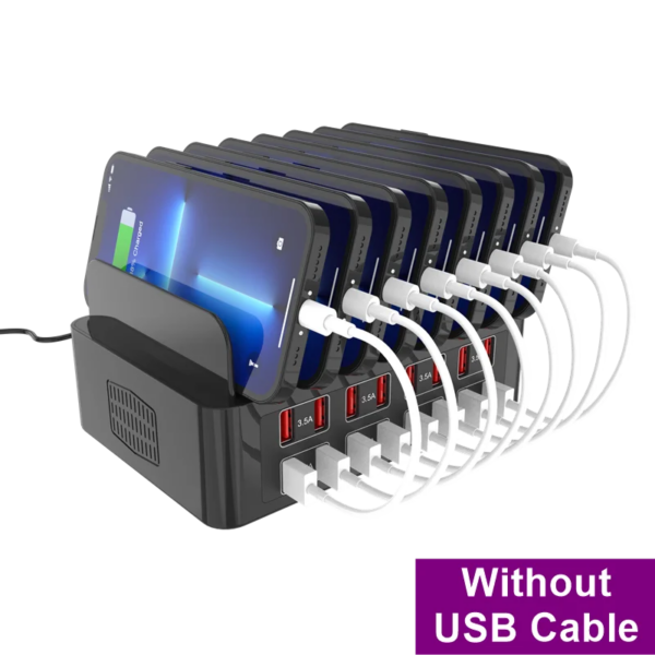 150W Universal Multi USB Type C Fast Charger 16 Port 3.5A MAX Charging Station Stand For Ipad Iphone 17 16 Samsung Xiaomi Tablet