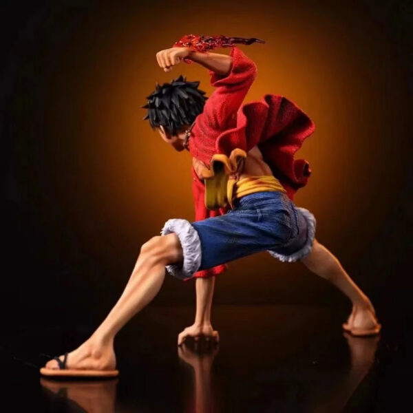 18cm One Piece Monkey D. Luffy Battle Style Action Figures Anime Collection PVC Model Doll Toys Kid Birthday Gifts