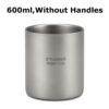 8d1ad42ec224f880 Tomshoo 220/350/450/600ml Double Layer Titanium Water Cup Coffee Tea Mug for Home Outdoor Camping Hiking Backpacking Picnic