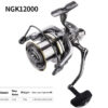NHUE Big Spinning 8000 9000 10000 12000 14000 Drag 20KG Powerful Reel Saltwater Fresh Water Fishing Pesca