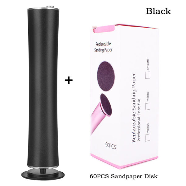 USB Rechargeable Wireless Electric File Cuticle Callus Remover hine Pedicure Tools Foot Heel Care Tool With Sandpaper