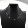 8d356b1650e5c6ae 3mm D Color Full Moissanite Tennis Necklace with Certificate Sterling Sier Bezel Set Bubble Round Cut Diamond Neck Chain