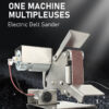 TUNGFULL Mini Belt Grinding Machine Tool Sharpening Machine Sanding Grinding Electric Sander Home Diy Polisher Machine