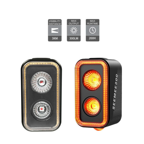 8d433112c6bcb316 Magicshine SEEMEE 300 Bike Taillight,300 Lumen Bike Tail Light,5 Night & Daytime Modes,Smart Brake Sensor IPX6 Waterproof light