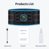 8d57a2f7095cfdf8 EMS Abdominal Toning Belt Electric Muscle Stimulation Muscle Toner Portable Fitness Massager Waist Trainer Body Slimming Shaping