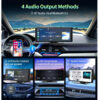 Imagebon Android 13 Dash Cam Wireless CarPlay & Android Auto Car DVR Netflix Google Play GPS Bluetooth Rearview Mirror Camera