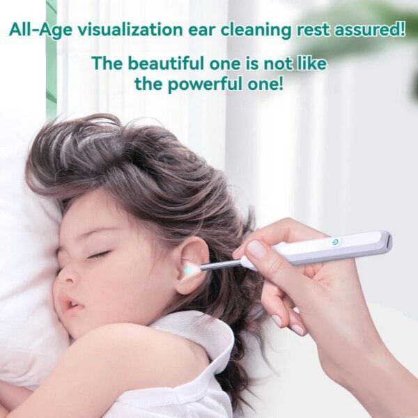 Wireless Wax Remover Luminous Otoscope Cleaner 1296P HD Visual Ear Sticks Endoscope Mini Camera Health Care