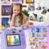 8d686aeb1ab234a7 Children's Mini Digital Video Camera with Thermal Printing & Multiple Image Stabilization, 32GB Card Included