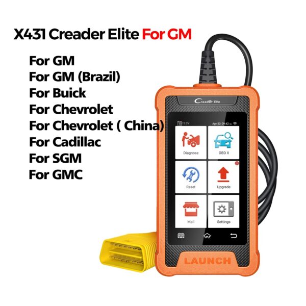 8d68b06e05a205a3 LAUNCH X431 Creader Elite For BENZ Diagnostic Tools Professional Full System TPMS 31+ reset Function Online Coding OBD2 Scanner
