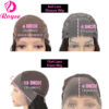 8d6bd2abab4be34c Kinky Curly Edged Short 13x4 Transparent Lace Front Wigs For Women Human Hair Remy 4x4 Closure Soft Bob Wig
