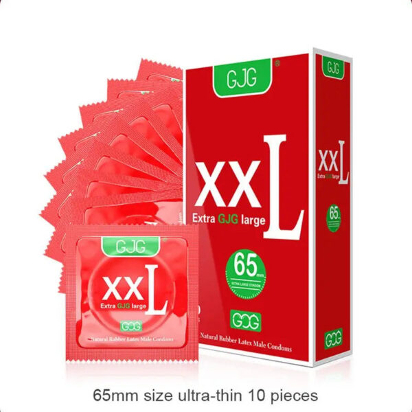 Extra Large 58mm size Ultra Thin Condoms Adults Toys For Men 10pcs XXL G-Spot Penis Sleeve Super Smooth Condones Sex Products