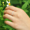 Fashion Original 100% Sterling Sier Band Rings Women Wedding Jewelry Gift Classic Simulated Platinum Diamond CZ RING