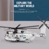 8d9c5eedd33f2406 2192PCS CH-53E Transport Helicopter Building Blocks Army Plane Military Fighter Model Assembly Bricks Kids DIY Toys Holiday Gift
