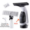 Multifunctional Electric Cordless Window Cleaner Machine White Cordless Rechargeable Automatic Portable Glass Cleaner Tools