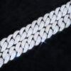8da3779acb368b89 Jewelry 22mm Diamond Chain Men Iced Out Bling CZ Sier/Gold Plated Rapper Hip Hop Thick Cuban Link Necklace Gift for Him
