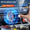 1080 Magnetic Holder Magnet Smartphone Support GPS Foldable Phone Bracket in Car For iPhone 14 13 12 11 Samsung Xiaomi