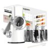 8dfe842475731eed Rotary Cheese Grater Shredder Chopper Round Tumbling Box Mandoline Slicer Nut Gr