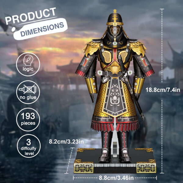 8e033dbb3bdc8126 Piececool 3d Puzzles Helmet and Armour Set DIY Toys for Adults Jigsaw Metal Models Kit Christmas Gifts & Home Docor