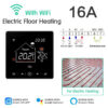Floor Heating Thermostat Tuya WiFi Programmable Temperature Controller for Electric Warm Gas Boiler Smart Life Work with Alexa