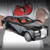 1:18 Rolls-Royce Phantom Car, Zinc Alloy Pull Back Toy Diecast Car with Sound and Light, Realistic Modeg Model Toy111