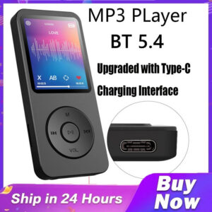 8e1e19867fbac030 MP3 Type-C port for fast charging 5.4 Bluetooth version expandable memory card music player FM recording e-book