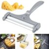 8e274b0517da9b1c Stainless Steel Cheese Slicer Adjustable Thickness Butter Cutter Soft and Semi-Hard Kitchen Cooking Tools Cheddar Gadgets Grater